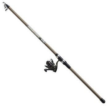 Mitchell Tanager Camo Ii Light Strong Tele Spinning Combo Silber 3.50 m / 50-150 g