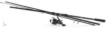 Paladin Ready To Fish Karpfencombo mit Freilaufrolle Angelset zum Angeln auf Karpfen mit Angelschnur