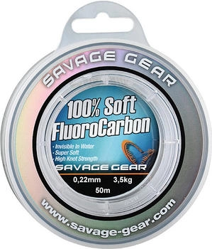 Savage Gear Soft Fluorocarbon 50 m 0,22 mm