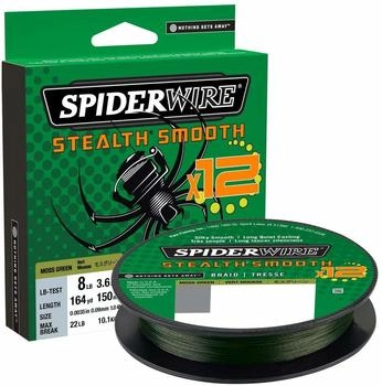 Spiderwire Stealth Smooth 12 Braid Moss Green 150 m 0,11 mm