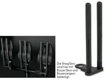 Fox Black Label Haken Ohren Karpfenangeln Alarm Zubehör