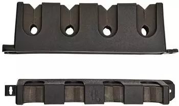 Berkley Horizontaler Rutenhalter 4 Ruten, schwarz (BRMH4)