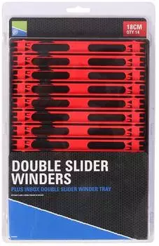Preston Innovations Double Slider Winders mit Tablett, 18cm