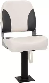 vidaXL Bootssitz mit Podest, 360&deg; drehbar