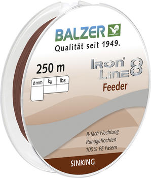 Balzer Iron Line 8 Feeder 250 m 0,10 mm