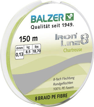 Balzer Iron Line 8 Chartreuse 150 m 0,24 mm
