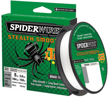 Spiderwire Stealth Smooth 12 Braid Translucent 150 m 0,11 mm