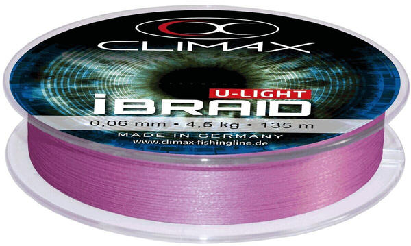 Climax Fishing iBraid U-Light fluo-purple 135 m 0,06 mm