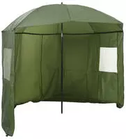 vidaXL Angel-Regenschirm Gelb-Armee 240 x 210 cm Oxford-Polyester