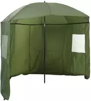 vidaXL Angel-Regenschirm 290 x 225 cm Oxford-Polyester Gelb-Armee