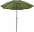 vidaXL Angel-Regenschirm 300x240cm Oxford-Polyester gelb-armee (42006688)