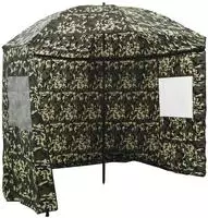 vidaXL Angel-Regenschirm 290 x 225 cm Oxford-Polyester Tarnung