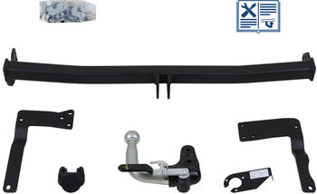 GDW Towbars abnehmbar Kugelstange von hinten gesteckt - Ford Ecosport