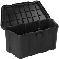 Dema - Anh&auml;nger Deichselbox Anh&auml;ngerbox Staukiste Schwarz 150 Kg 45 L Mit