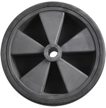 ProPlus 1 x St&uuml;tzrad Achsbohrung 20mm Ersatzrad Vollgummirad 220x70 mit Kunststofffelge