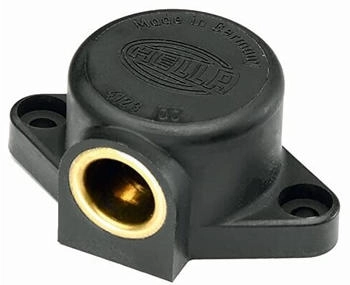 Hella Steckdose 1-polig Schraubkontakt schwarz DIN/ISO 4165 (8JB 004 123-002)