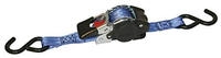 Kerbl Spanngurt 37181, Haken & Ratsche, 3m x 25mm, blau, Zurrkraft bis 600kg,