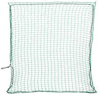 vidaXL Anh&auml;ngernetz mit Gummiseil Gr&uuml;n 4x4 m PP