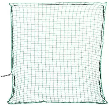 vidaXL Anh&auml;ngernetz mit Gummiseil, Gr&uuml;n, 4x4m, PP (4012251)