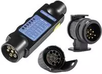 AS Schwabe as - Schwabe Caravan Tester 7polig mit Adaptern 13polig, 7poliger Stecker