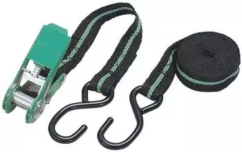 Wolfcraft Ratschen-Zurrgurt mit Haken 180kg, 4m (3442000)