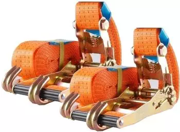 Baumarktplus Ratschen-Spanngurt 2er-Set 5m 4000kg orange T&Uuml;V/GS (33307903)