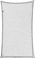 vidaXL Anh&auml;ngernetz mit Gummiseil Schwarz 2,5x1,5 m PP