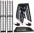 Baumarktplus Auffahrrampe klappbar, 2er-Set, 180cm, 680kg, Aluminium, schwarz (39076901)