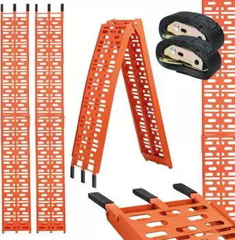 Trutzholm Auffahrrampe klappbar, Alu, 228cm, 680kg, orange, 2er-Set (23886901)