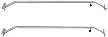 Baumarktplus Flachplanenbügel Aluminium verstellbar 106-148cm, 2er-Set (65414902)