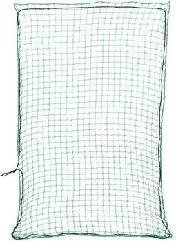 vidaXL Anhängernetz mit Gummiseil, grün, 3x2m, PP