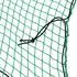 vidaXL Anhängernetz mit Gummiseil, grün, 3x2m, PP