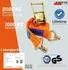 LuxusKollektion Spanngurte mit Ratsche und Haken, 6m, 2000kg, 35mm, orange, 4 Stück
