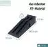 Relaxdays Auffahrrampe PKW & SUV, Kunststoff, bis 1,5t, 2er-Set