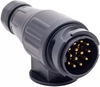 Unitec Anh&auml;ngerstecker 13-polig 12V Kunststoff (10202)
