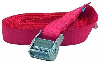 Pro-Tec PZK635 Zurrgurt 35mm mit Klemmschloss, 6m, rot (PZK635)