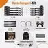 MaXpeedingrods Spanngurte mit Ratsche 4x 4,5m 997kg 25mm (EN 12195-2)