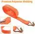 MaXpeedingrods Spanngurte mit Ratsche 4-teilig 3m 2000kg 35mm EN 12195-2 orange