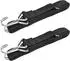 LuxusKollektion Spanngurte mit Haken, verstellbar, 3cm breit, 2m (2er-Set)
