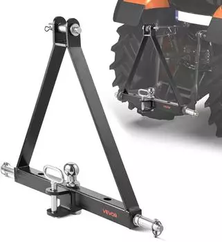 VEVOR 3-Punkt-Anh&auml;ngerkupplung mit 50mm Aufnahme, 2721kg Kapazit&auml;t