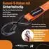 MaXpeedingrods Spanngurte mit Ratsche 4,5m 997kg 25mm orange, 4er-Set (EN 12195-2)