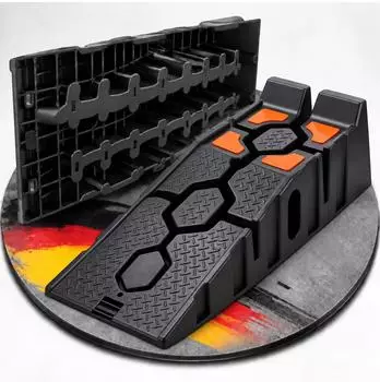 Relaxdays Auffahrrampe 5000t, 2er-Set