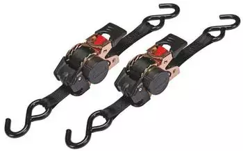 Perel Ratschenzurrgurt 300kg, 3m x 25mm, 2er-Set