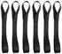 LuxusKollektion Zurrschlaufen 6er-Set 200x25mm, 500kg, schwarz