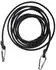 LuxusKollektion Spanngurte mit Karabiner 2er-Set, schwarz, 8mm, 1m+3m