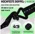 LuxusKollektion Automatik-Spanngurt-Set 4-tlg., 3,6m x 25mm, J-Haken & Soft-Loops