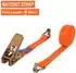 LuxusKollektion Spanngurte mit Ratsche 4m 800daN 25mm orange (4 Stück)