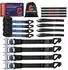 Antelope Audio Spanngurte mit Ratsche J-Haken, 25mm x 4m, schwarz, 4er-Set
