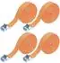 LuxusKollektion Ratschen-Zurrgurte 5m x 25mm orange, 4 Stück
