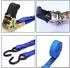 LuxusKollektion Spanngurte mit Ratschenhaken 5m 800kg blau, 4er-Set